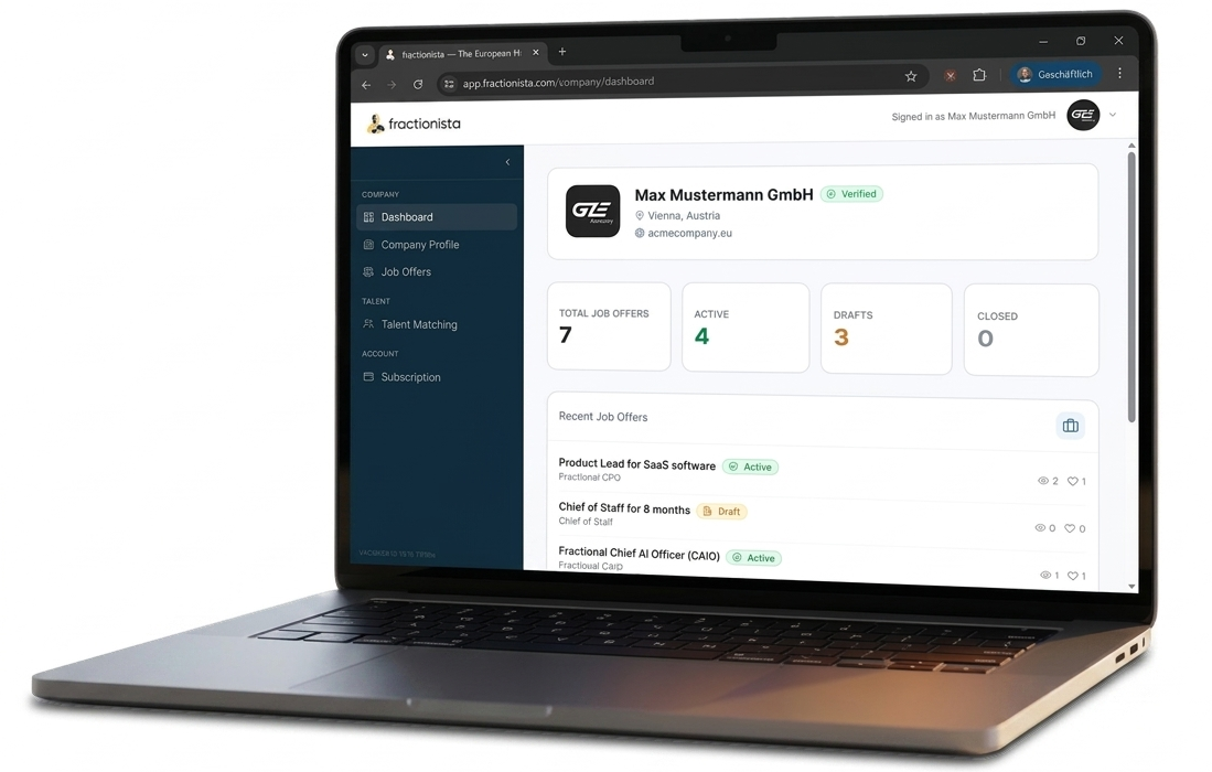 Fractionista Dashboard